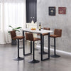 1/2/4x Bar Stools Gas Lift Swivel Velvet Padded Stool Breakfast Club Cafe Chairs
