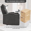 Electric Recliner Chair Sofa TV Armchair with Cup Holder, LED, Bluetooth Speaker