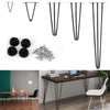 4 x Hairpin Legs / Hair Pin Legs Set for Furniture Bench Desk Table Metal 8"-28"