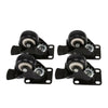 4 X Heavy Duty Swivel Castor Wheels Trolley 50mm Furniture Casters Rubber 200kg