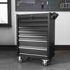 BLACK TOOLS AFFORDABLE STEEL CHEST TOOL BOX ROLLER CABINET 7 DRAWERS W/WHEELS