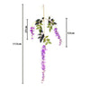 Artificial Faux Silk Wisteria Flowers Garland Ivy Plants Outdoor Hanging Decor