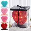 LED FOAM ROSE BEAR ARTIFICIAL FLOWER ROSE TEDDY BEAR DOLL FADDISH LOVE GIFT BOX