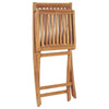 Folding Garden Chairs 6 pcs Solid Teak Wood Q7C8