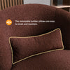 Swivel Tub Chair Teddy Fabric Accent Armchair Barrel Chairs Reading Chair BT