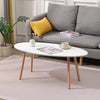 Simple Coffee Table White Sofa Side Table End Table for Living Room Modern