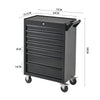BLACK TOOLS AFFORDABLE STEEL CHEST TOOL BOX ROLLER CABINET 7 DRAWERS W/WHEELS