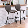 1/2/4/6x Bar Stools Gas Lift Swivel Faux Leather Kitchen Breakfast Counter Salon