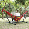 Large Double Brazilian Hammock with Stand Rest Fun Swing Bed Calming Desert Rack