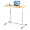 Mobile Standing Desk Height Adjustable Computer Desk w/Rolling Casters & Crank