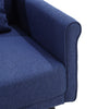 Modern 2 Seater Fabric Sofa Loveseat Couch Settee Armchair Tub Chair Grey Blue
