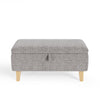 Linen Storage Ottoman Footstool Pouffe Bench Foot Stool Living Room Bedroom Seat