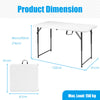 Portable Folding BBQ Camping Table Adjustable Dining Table Garden Party Picnic