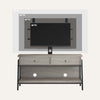 TV Stand Media Cabinet Console Table Entertainment Center w/ LED Shelves