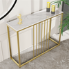 39" Console Table Modern Accent Side Stand Sofa Entryway Hallway Display Storage