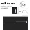 32in Maisonica Mirror Glass Wall Art Decoration Hanging Mirrored Decor Square