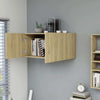 Wall Mounted Cabinet Engineered Wood Floating Cabinet Multi Colours