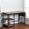 120x60cm Computer Desk with Storage Shelves Home Office Study Writing Work Table
