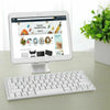 New White Slim Wireless Bluetooth Keyboard For Apple Ipad Android Phone Tablet