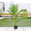 Summer Artificial Palm Tree in Pot Fake Tropical Green Plant IndoorOutdoor Decor