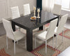 Dining Table and Chairs 4/6 Set Pu Leather Seat Dining Kitchen Room Furniture