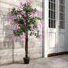Large Artificial Wisteria Flower Tree in Pot Fake Plant Garden Home Office Decor