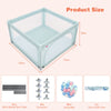 Baby Playpen Large Play Yard Toddler Portable Activity Center Play Yard W/Gates