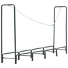 Metal Firewood Log Storage Rack Stand Holder Indoor/Outdoor Store Steel 14 Sizes