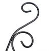 4Pcs Metal Hanging Basket Brackets Outdoor Garden Plant Hanger Hook Wall Decor