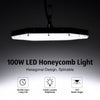 Super Bright LED Garage Light Honeycomb Ceiling Fixture Lights Workshop Lamp
