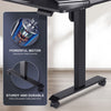 Flamaker 140x70 cm Electric Standing Desk Height Adjustable Computer Desk