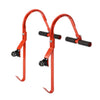 2Pc Extension Ladder Roof Hook w/ WHEEL Ladders Adapter Ladder Stabilizer Climb