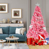 Decorative Pink Artificial Christmas Tree Xmas Full Tree Mall Seasonal Holiday