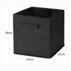 4x 8x Canvas Storage Boxes Foldable Basket Cube Magazine Bookcase Shelving Shelf