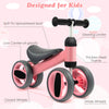 Baby Balance Bike 4 Wheels Toddler First Bike No Pedal Infant Baby Walker Riding