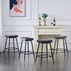 2/4X Bar Stools Breakfast Kitchen Stool Bar High Chairs Velvet Seat Metal Legs