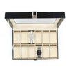 Mens 6 12 20 24 Grid PU Leather Watch Display Case Collection Storage Holder Box