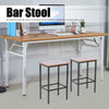 2x Industrial Vintage Bar Stools Chair Retro Kitchen Counter Seat Pub Furniture