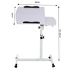 Laptop Desk Wheeled Sofa Bed PC Notebook Table Adjustable Tray Stand Study Work