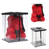 LED FOAM ROSE BEAR ARTIFICIAL FLOWER ROSE TEDDY BEAR DOLL FADDISH LOVE GIFT BOX