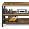 TV Stand TV Console Table with Storage Shelves Rustic TV Cabinet for Living Room