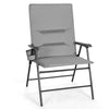 Padded Folding Chair Portable Camping Chair Outdoor Dining Chair Garden Patio