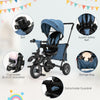 7-In-1 Toddler Tricycle Folding Push Stroller Kid's Trike for 18 Months-5 Years