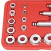 17pc Wheel Bearing Bush Race Seal Driver Tool Set Aluminium Universal Kit