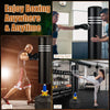 70" Freestanding Punching Bag 220LBS Heavy Boxing Bag Kickboxing w/Boxing Gloves