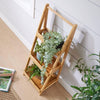 3 Tier Plant Stand Ladder Tray Design Flower Pot Holder Lightweight Bamboo Unit