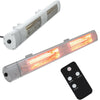 Outdoor Electric Patio Heater Garage Garden Halogen Wall Mounted with Remote 3KW