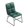 Nordic Velvet Upholstered Accent Chair Fold Away Backrest Armchair Dining Chairs