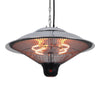 1.5KW Electric Patio Heater Ceiling Hanging Heat Garden Gazebo Remote Setting UK