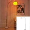 Retro Arch Design Reading Light Floor Lamp Dome Lampshade Marble Standing